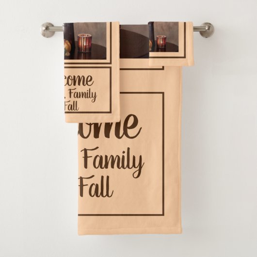 Bienvenue amis, famille et automne / automne (En situation)