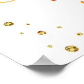 Bienvenue Anniversaire Poster Citrouille 1er Un (Coin)