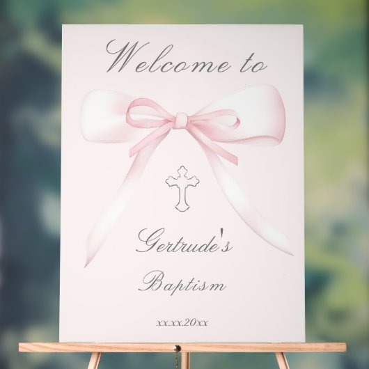 Bienvenue au baptême (Neutre)