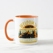  Bienvenue au Camp Quitcherbitchin Mug (Gauche)