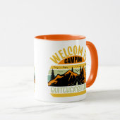  Bienvenue au Camp Quitcherbitchin Mug (Devant droit)