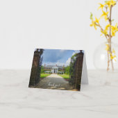 Bienvenue Au Carte de remerciements Boone Hall (Fleur jaune)