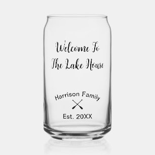 Bienvenue Au Lake House nom de famille personnalis