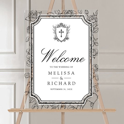 Bienvenue au mariage catholique blanc victorien