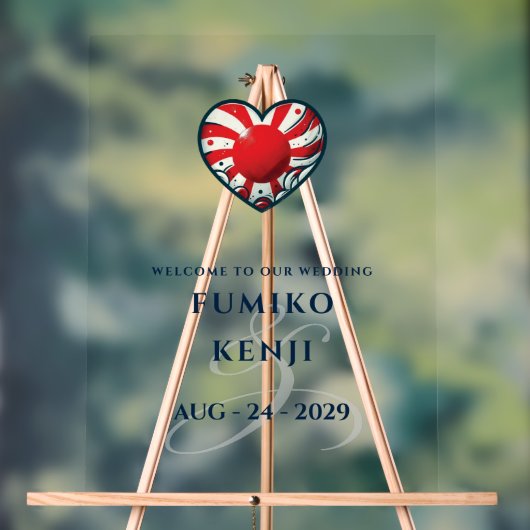 Bienvenue au Mariage de coeur couple du Japon (Neutre)