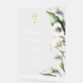 Bienvenue au mariage des lys de calla (Angle)