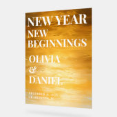 Bienvenue au Mariage du réveillon du Nouvel An (Angle)