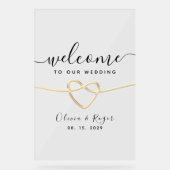 Bienvenue au mariage moderne romantique (Recto)