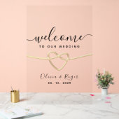 Bienvenue au mariage moderne romantique (Mariage)