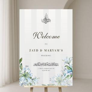 Bienvenue au Nikah de mariage Lily Bleu Islamique