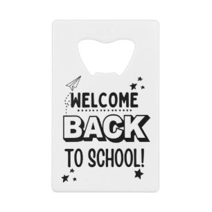 Bienvenue au retour à l'école !