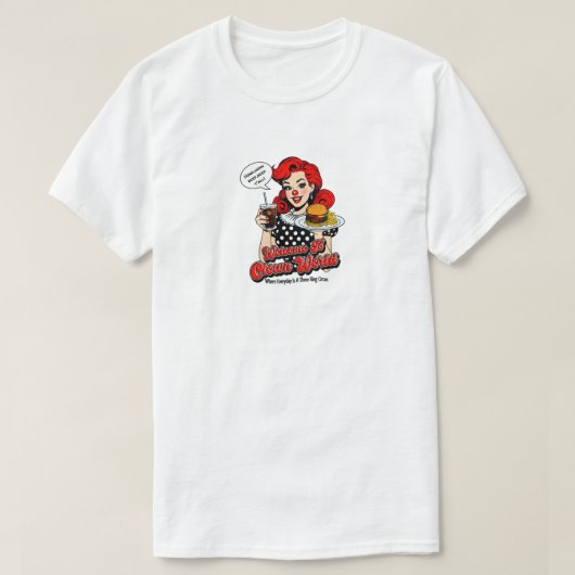 Bienvenue Au T-shirt Clown World (Design devant)