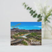 Bienvenue au Texas carte postale (Debout devant)