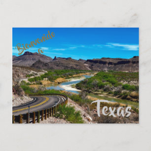 Bienvenue au Texas carte postale