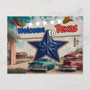 Bienvenue au Texas, Carte postale pour la traversé