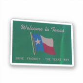 Bienvenue au Texas Sticker (Recto)