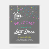 Bienvenue au week-end de Bachelorette Disco Ball (Recto)