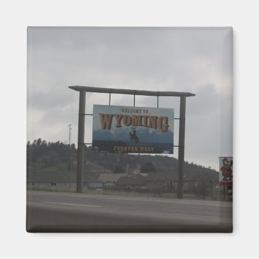 Bienvenue au Wyoming Magnet (Devant)