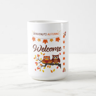 Bienvenue Automne - Conception de Mug Bilingue