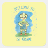 Bienvenue aux Stickers Canard Jaune de 1ère année (Devant)