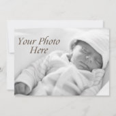 Bienvenue Baby Faire-part Pastel Tree Photo person (Dos)