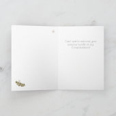 Bienvenue Baby Girl Boho Félicitations Carte (Intérieur)