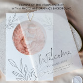 Bienvenue Baby Modern Script Faire-part de naissan