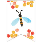 Bienvenue Bannière de Bunting Baby shower Bee (Deuxième drapeau)
