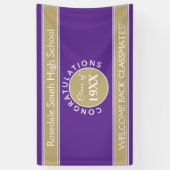 Bienvenue ! ! Bannière de réunion de classe CUSTOM (Vertical)