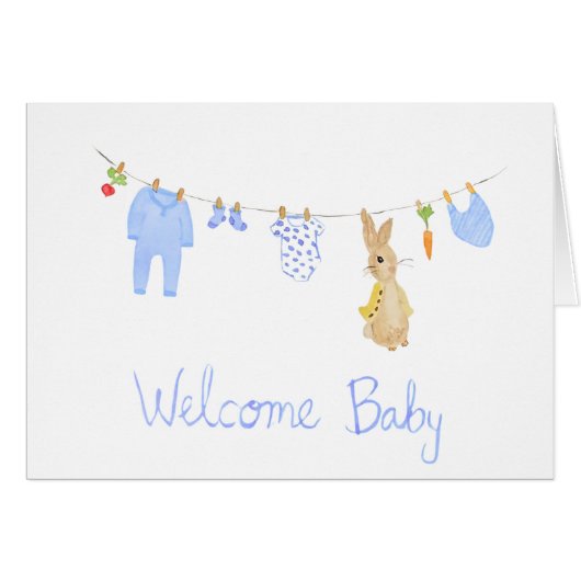 Bienvenue bébé garçon MIEUX (Devant Horizontal)