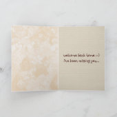 bienvenue carte chat (Intérieur)