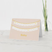 Bienvenue Carte de félicitations pour bébé Little  (Recto)