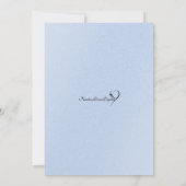 Bienvenue Carte de voeux d'hiver (Dos)