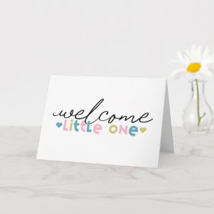 Bienvenue Carte de voeux Little One