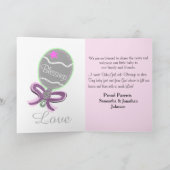 Bienvenue Carte photo de statistiques de naissance (Intérieur)