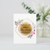 bienvenue carte thé (Debout devant)