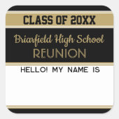 Bienvenue ! Classe Reunion Matte nom étiquette Sti (Devant)