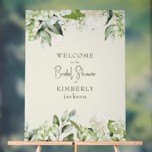 Bienvenue Crème de Mariée Fleur d'Hydrangea Blanch