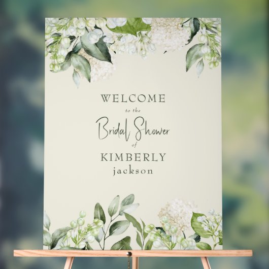 Bienvenue Crème de Mariée Fleur d'Hydrangea Blanch (Neutre)
