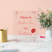Bienvenue d'anniversaire chic avec un script moder (Mariage)
