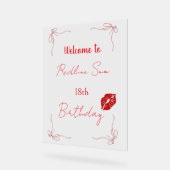 Bienvenue d'anniversaire chic avec un script moder (Angle)