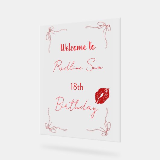 Bienvenue d'anniversaire chic avec un script moder (Angle)