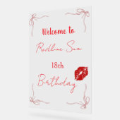 Bienvenue d'anniversaire chic avec un script moder (Angle)