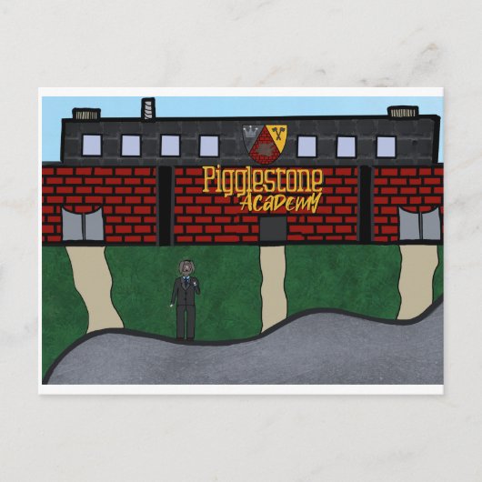 ' Bienvenue dans la carte postale Pigglestone (Devant)