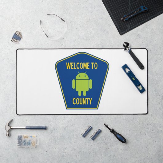 Bienvenue Dans Le Comté D'Android (Panneau De Tran (Poste de travail)