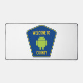 Bienvenue Dans Le Comté D'Android (Panneau De Tran (Recto)