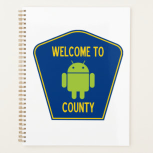 Bienvenue Dans Le Comté D'Android (Panneau De Tran