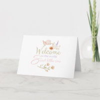 Bienvenue Dans Le Monde Cartes De Voeux Pour Bébés