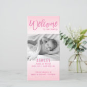 Bienvenue dans le nouveau Faire-part mondial pour (Debout devant)