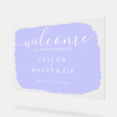 Bienvenue dans le périwinkle personnalisé mariage (Angle)
